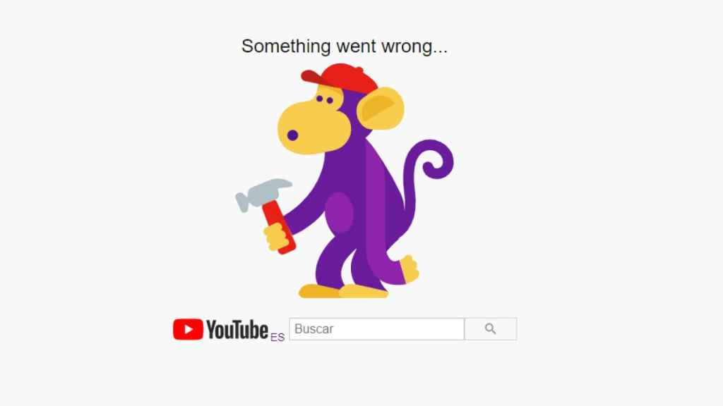 YouTube, como otros servicios de Google, se ha caído.