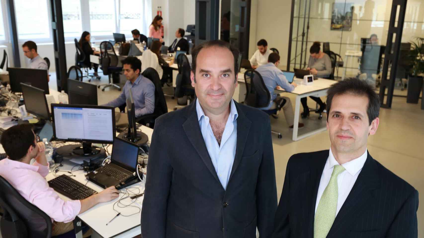 Alfonso De León Y Francisco Velazquez, socios de la firma de Venture Capital Axon