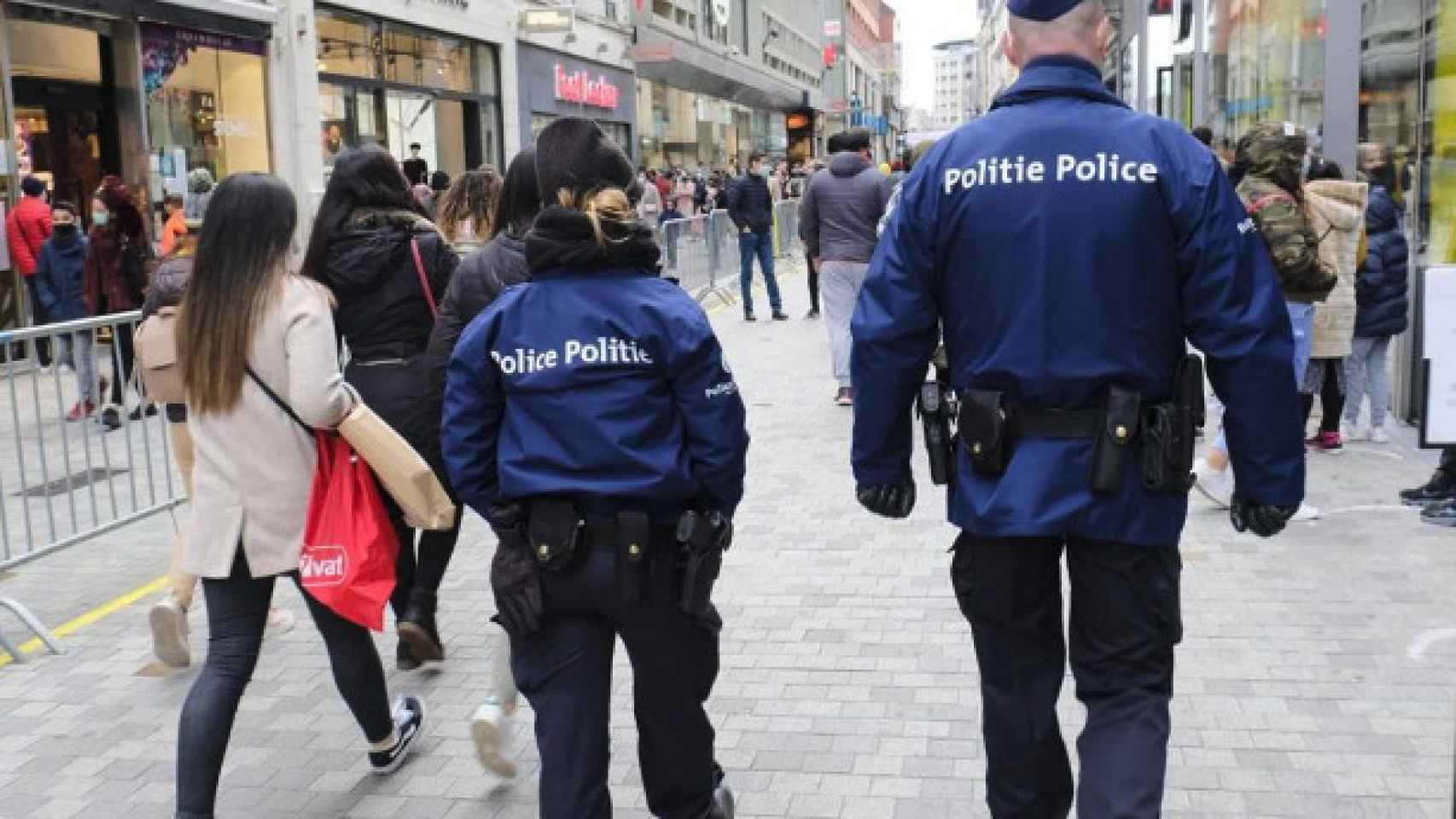 Policías belgas en una imagen de archivo.
