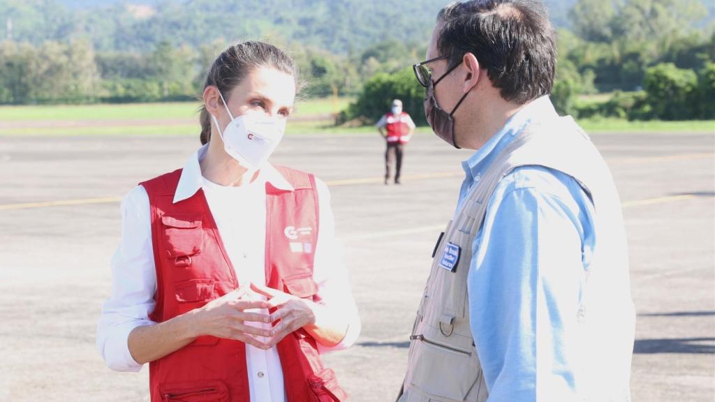 La Reina fue cálidamente recibido y ella demostró sus ganas por ayudar al territorio.