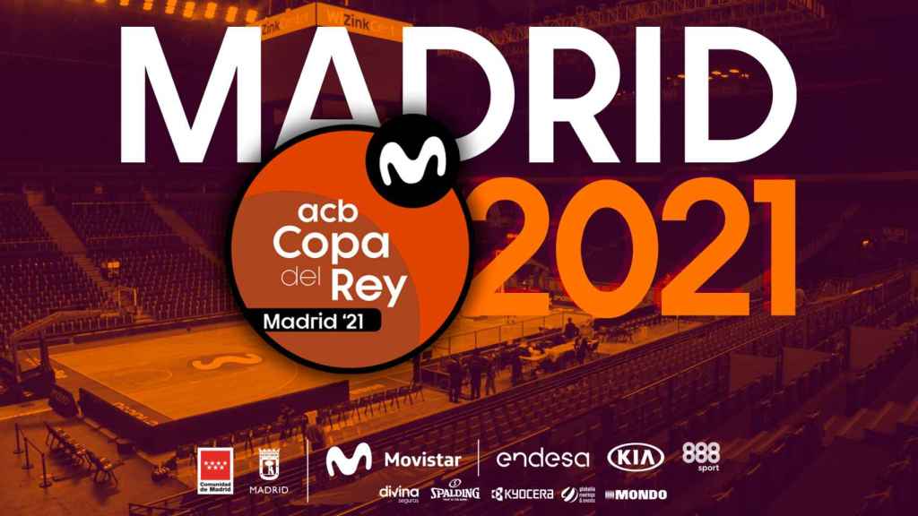 En el nombre hoy medio La Copa del Rey de baloncesto 2021 se jugará en el Palacio de los Deportes  de Madrid