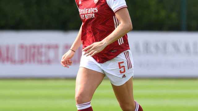 Jen Beattie, jugadora del Arsenal. Foto: Twitter (@ArsenalWFC)