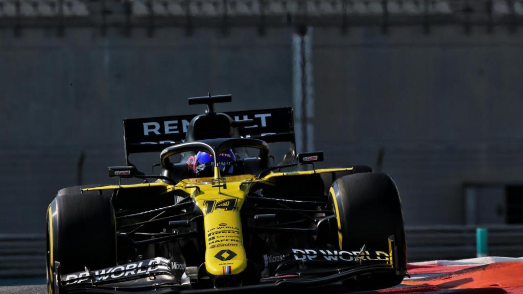Fernando Alonso en Yas Marina