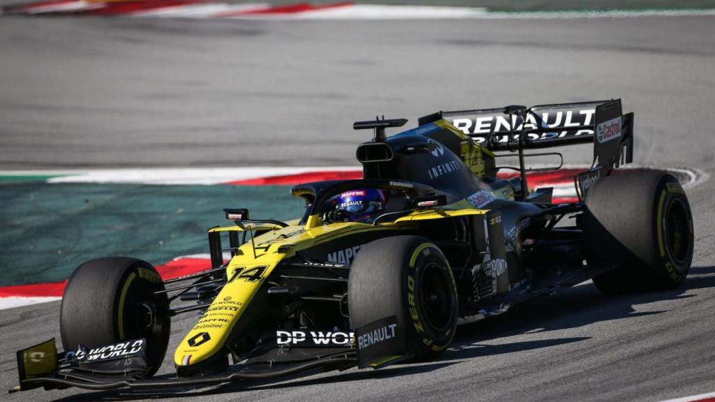 Fernando Alonso, con el Renault RS20
