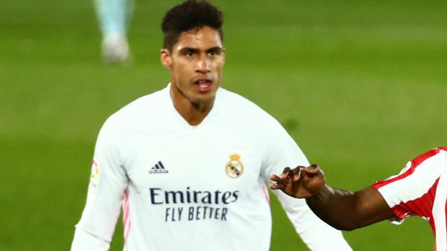 Varane, en el Real Madrid - Athletic de La Liga