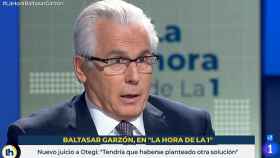 Baltasar Garzón, entrevistado en TVE.