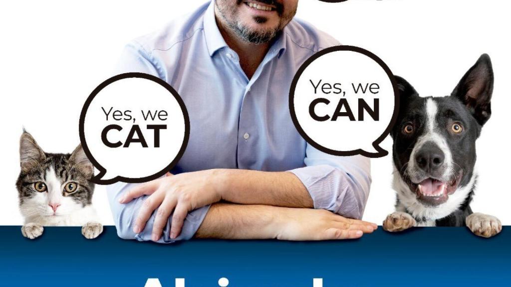 Detalle del polémico cartel de la campaña popular.