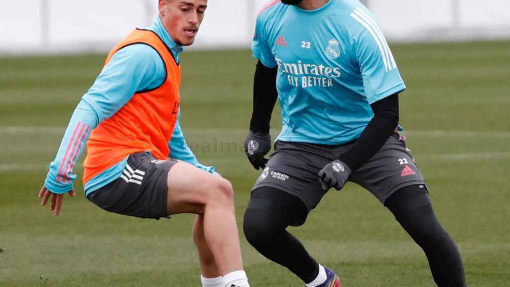 Isco, durante un entrenamiento del Real Madrid