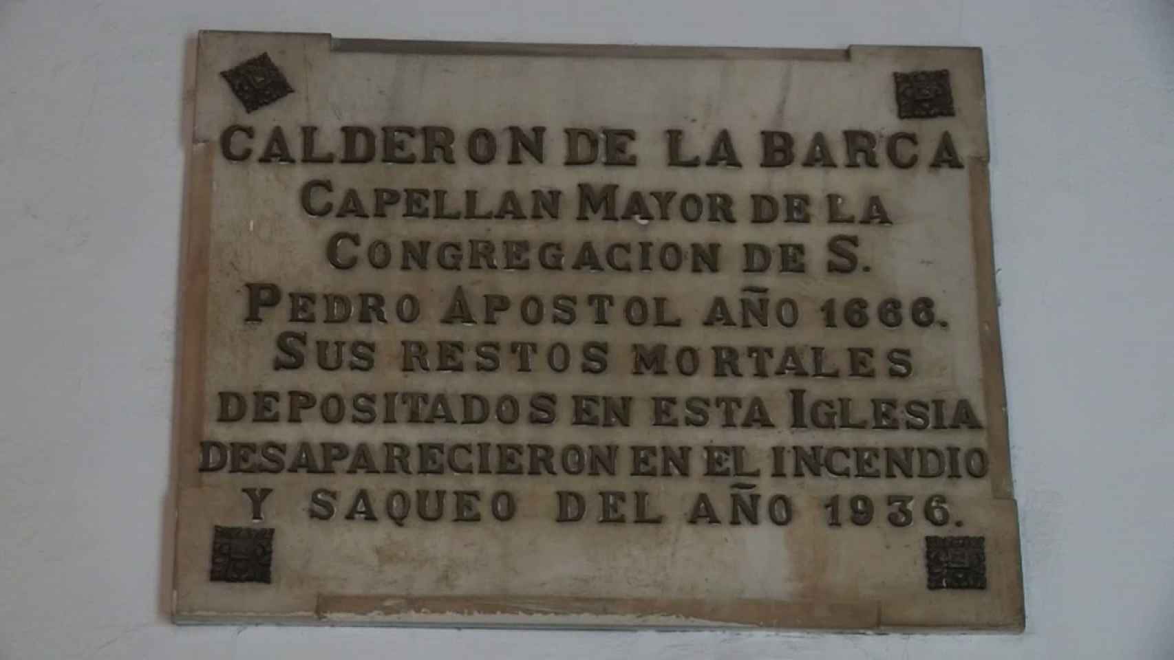 Búsqueda de los restos de Calderón de la Barca