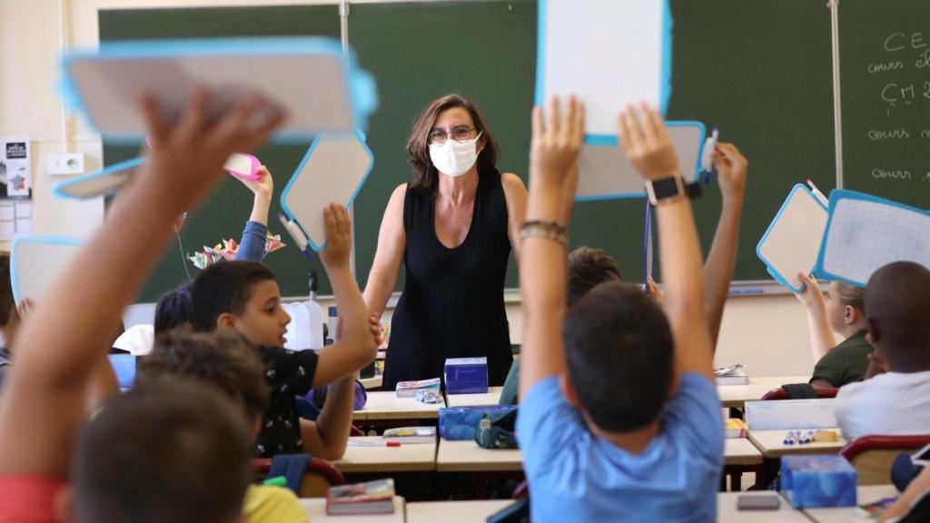 Imagen de una clase de educación primaria.