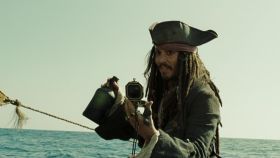 Johnny Deep en 'Piratas del Caribe: En el fin del mundo'.