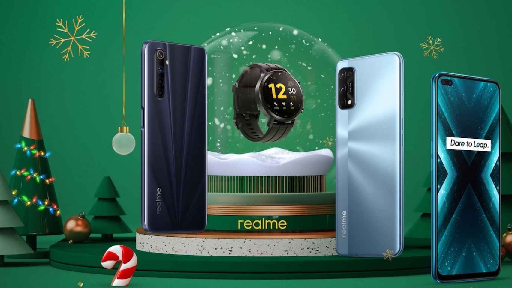 Aprovecha las ofertas de Navidad de realme en smartphones y accesorios