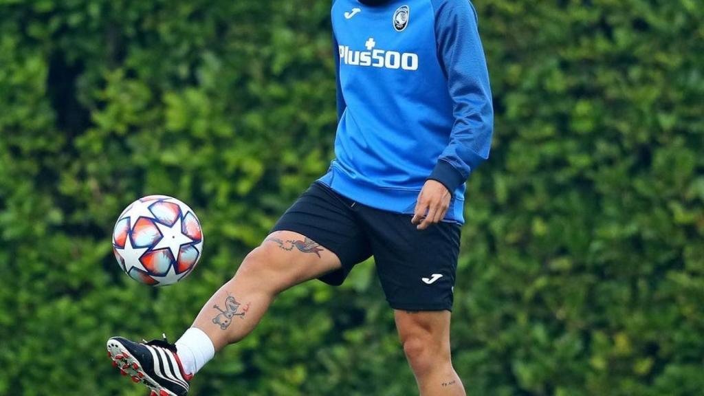 El 'Papu' Gómez en un entrenamiento