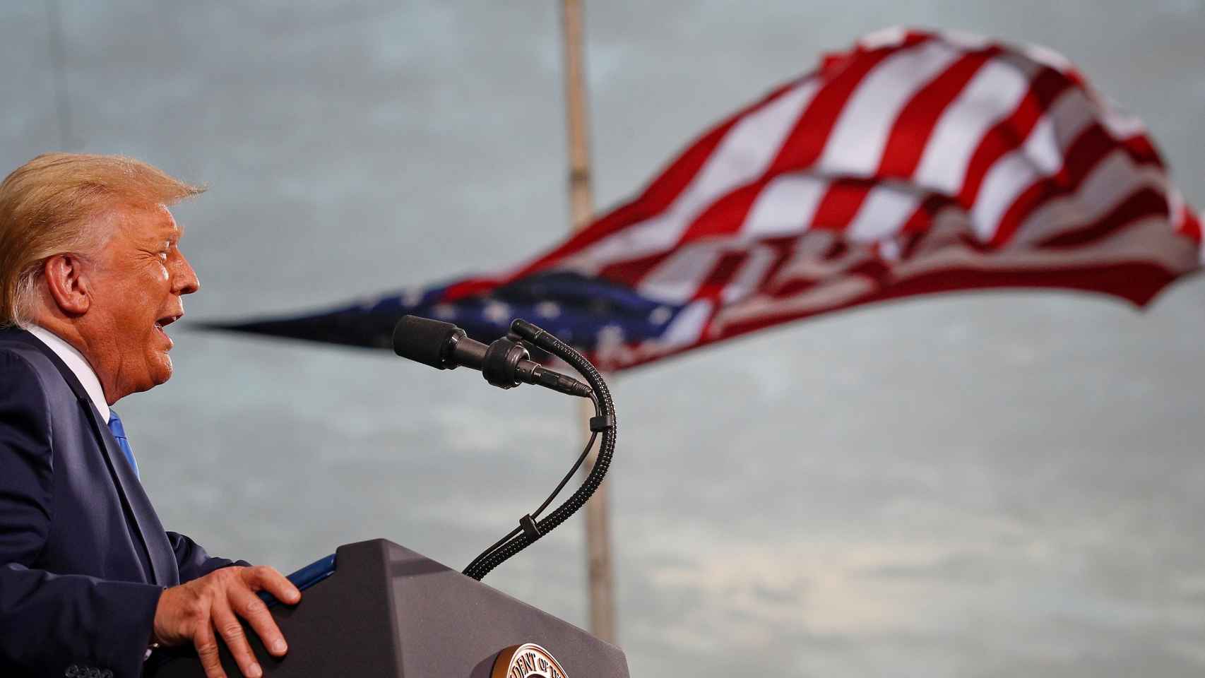 Donald Trump durante un discurso, en una imagen de archivo.