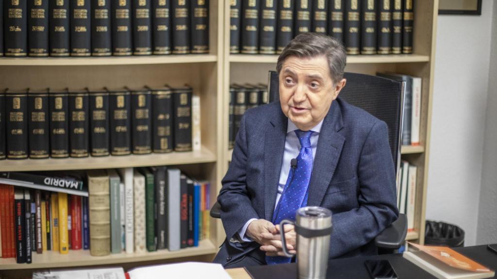 Jiménez Losantos, durante la entrevista.