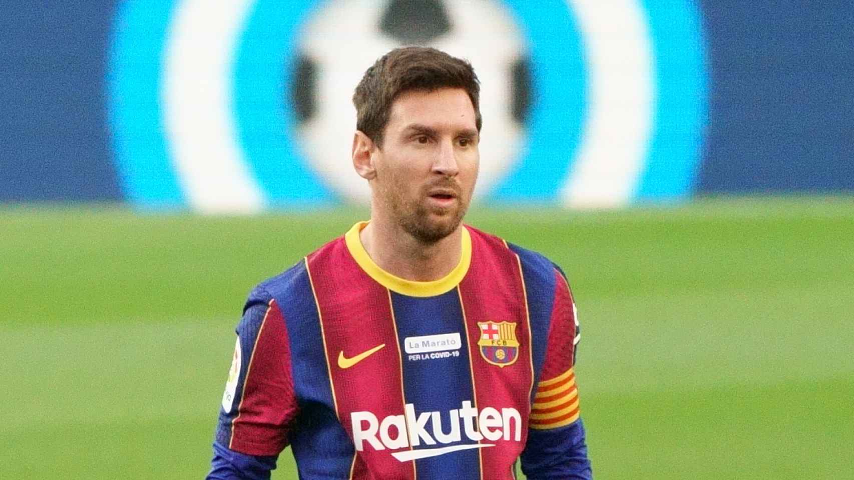 Messi, en el Barça - Valencia