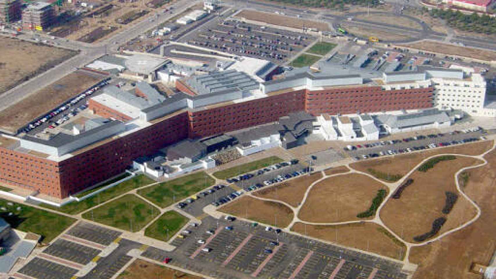 Vista aérea del Hospital General de Ciudad Real