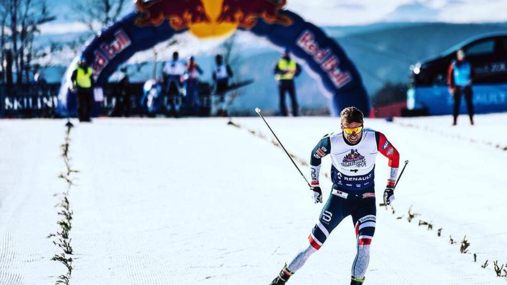 Petter Northug en una competición