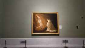 Sala desmantelada para montar la exposición 'Reencuentro' en el Museo del Prado
