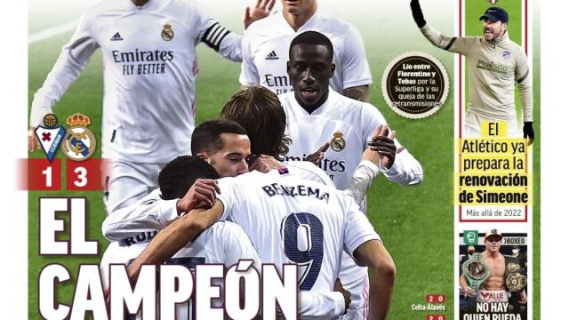 Portada MARCA (21/12/20)