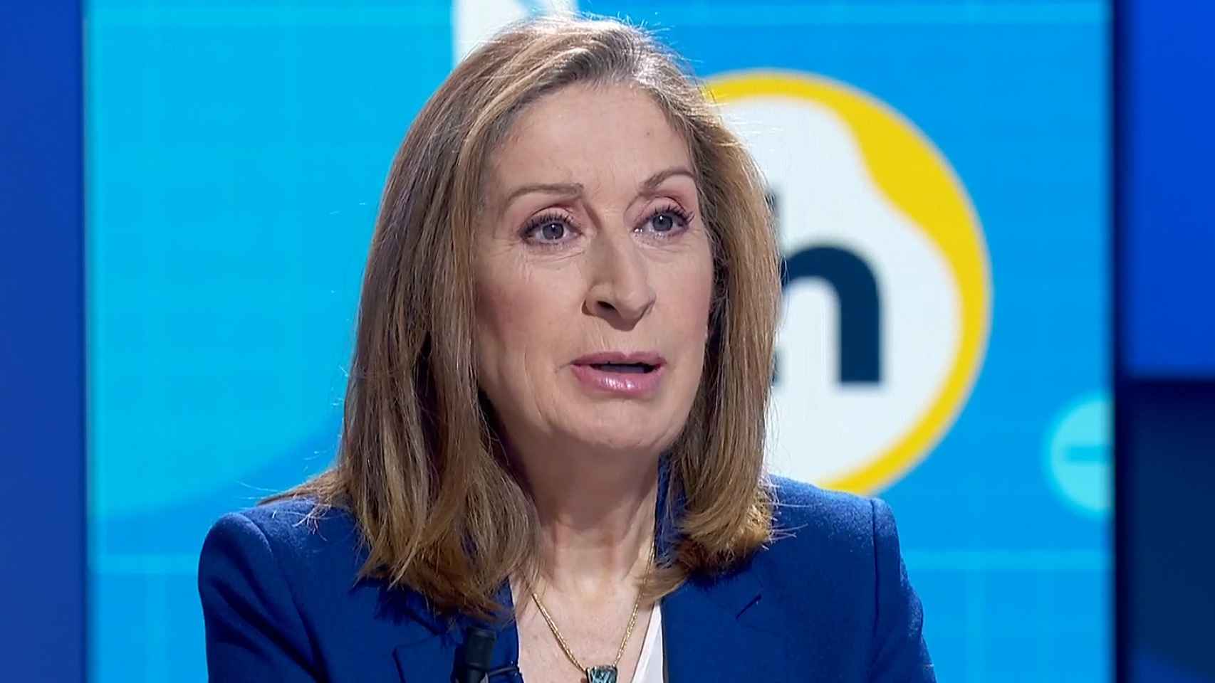 Ana Pastor, vicesecretaria de Política Social del PP, entrevistada en TVE.