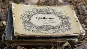 Una partitura de Beethoven.