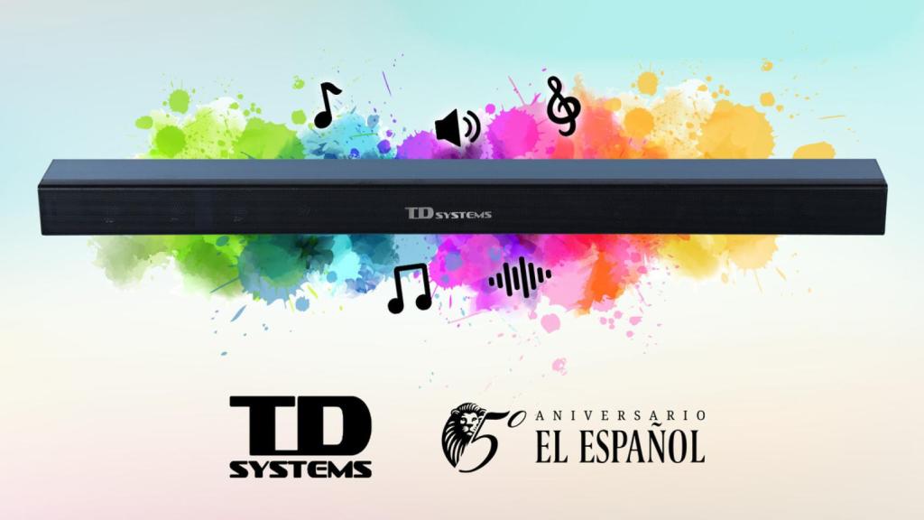 Convierte tu salón en cine con la barra de sonido de EL ESPAÑOL y TD Systems