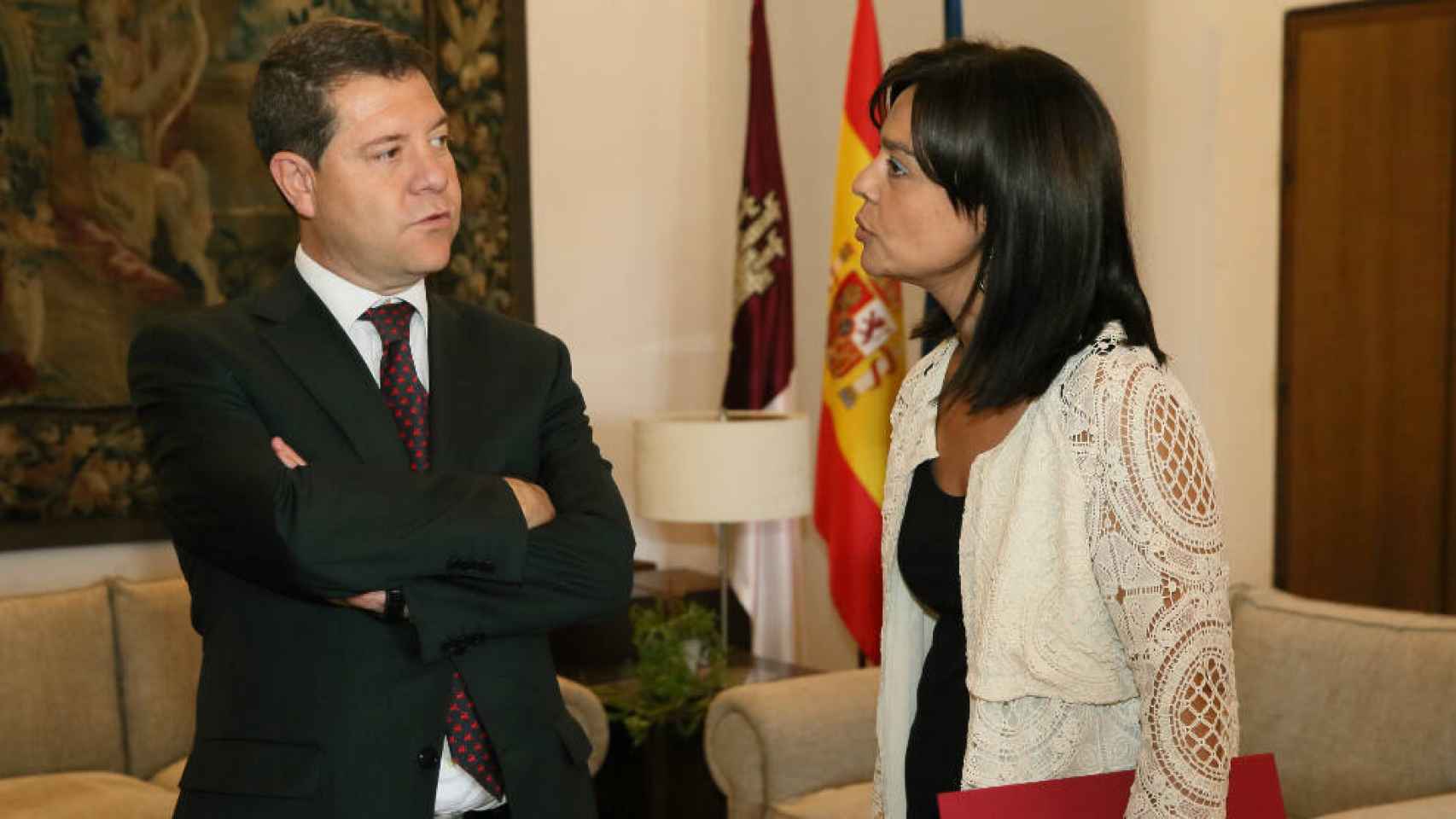 Emiliano García-Page y Pilar Zamora en una imagen de archivo