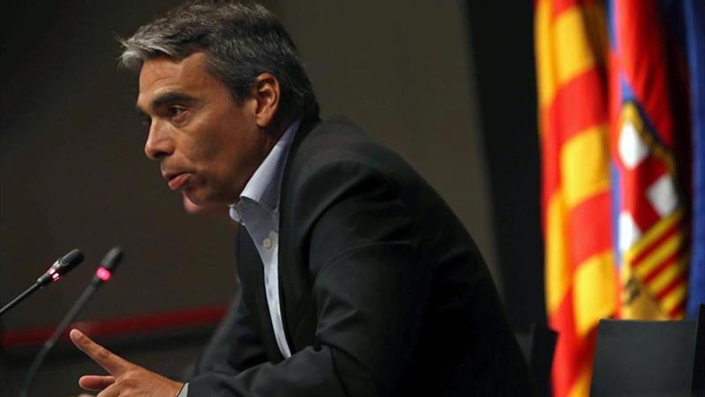 Albert Soler, durante una rueda de prensa