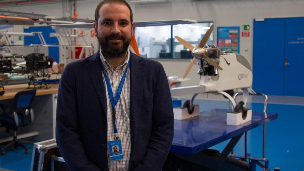 El director técnico de Aviónica y Sistema de Catec, Antidio Viguria.