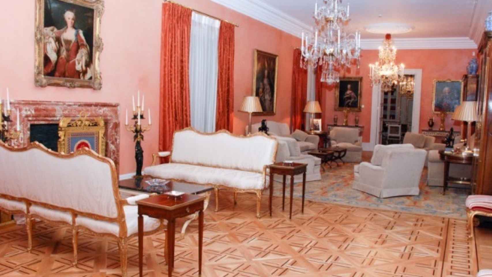 Interior del Palacio de Viana, donde se encuentra la residencia oficial del titular de Exteriores.