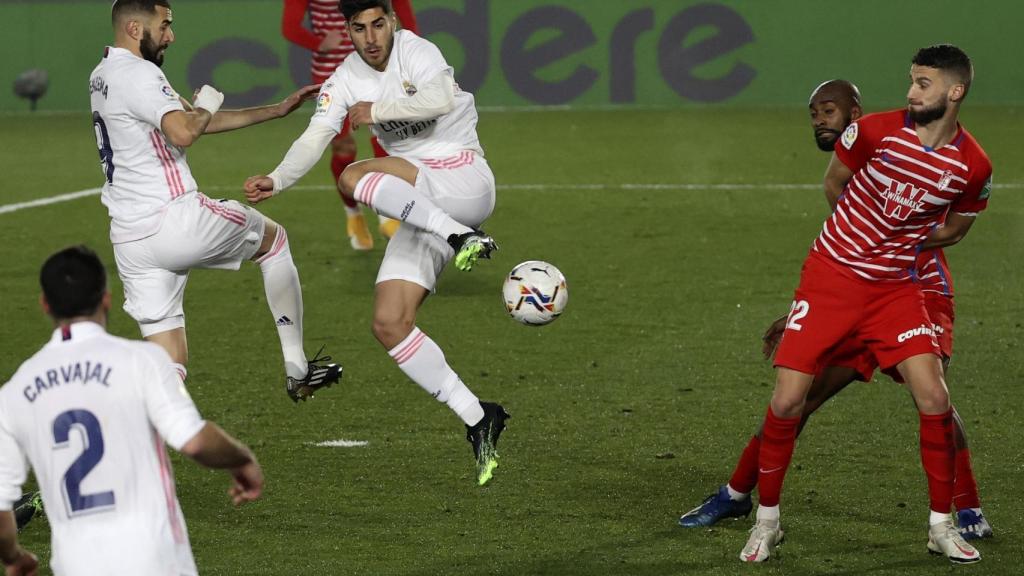Asensio remata de espuela ante el Granada