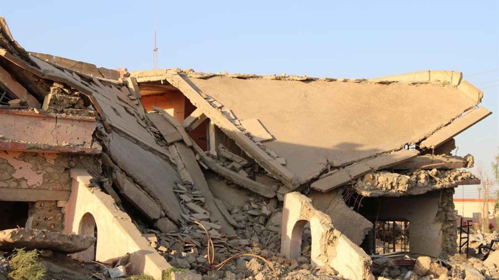 Qaraqosh, principal ciudad cristiana de Irak, quedó prácticamente destruida por Estado Islámico.