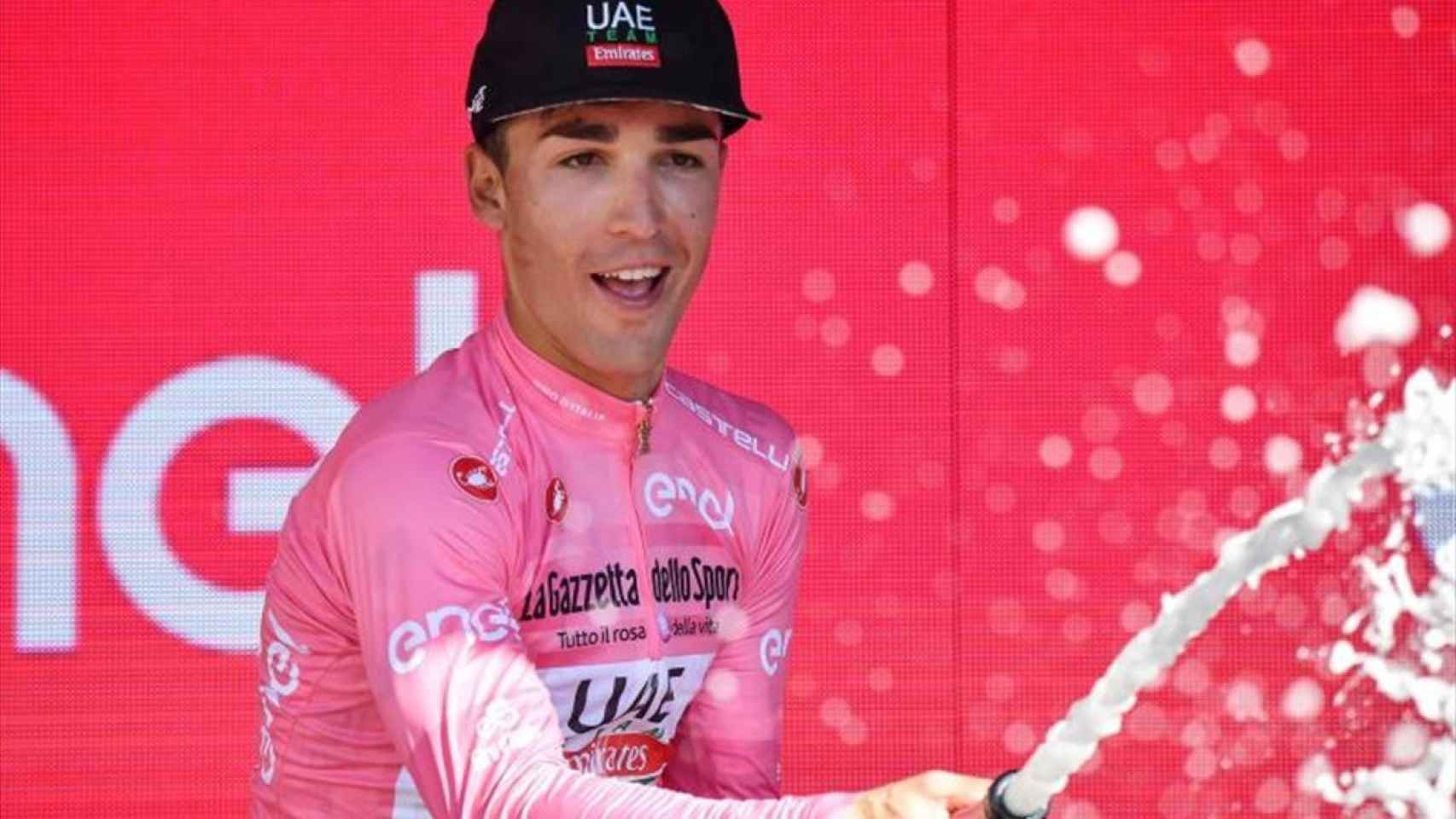 Valerio Conti, en el Giro de Italia
