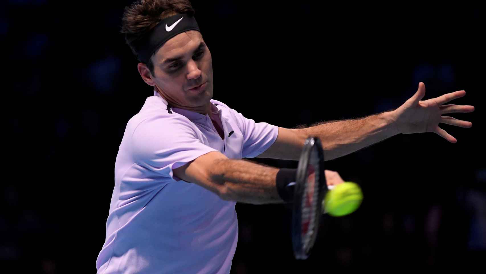 Roger Federer, durante un torneo de 2019