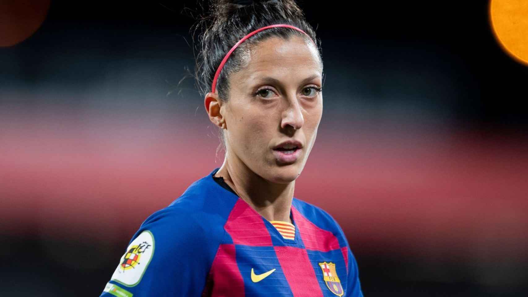 Jenni Hermoso, en un partido del Barcelona de la temporada 2019/2020