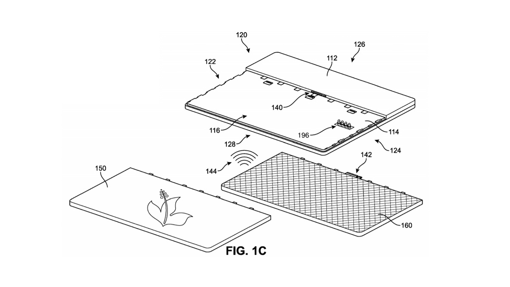 Patente de Microsoft con una Surface.