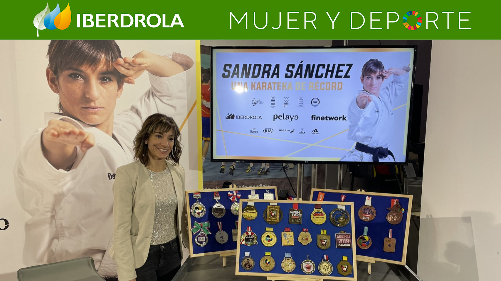 Sandra Sánchez recoge el diploma por entrar en el Récord Guinness: Es cosa de todos
