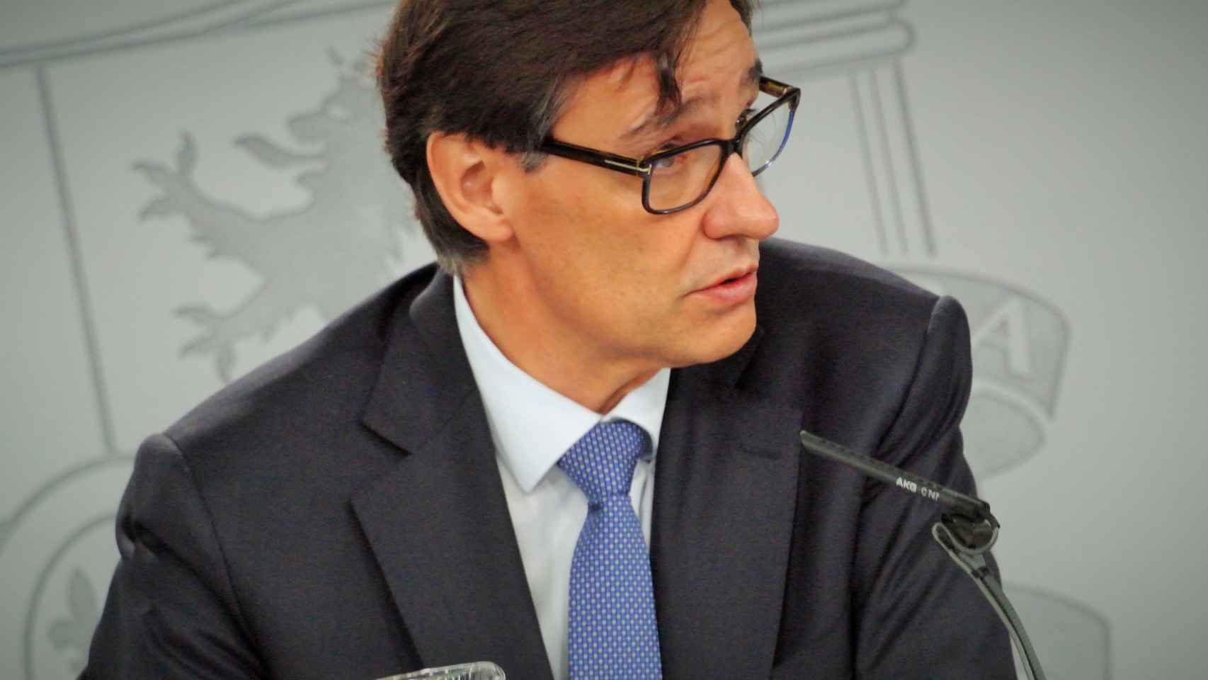 Salvador Illa, ministro de Sanidad y candidato del PSC a presidente de la Generalitat de Cataluña.