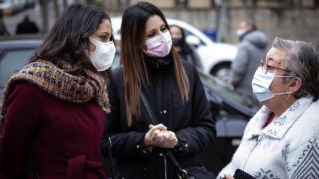 Inés Arrimadas y Lorena Roldán, de paseo por Barcelona hace menos de un mes.