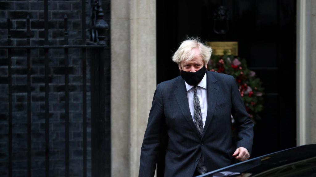 Boris Johnson, a la salida de Downing Street, en una imagen de archivo.