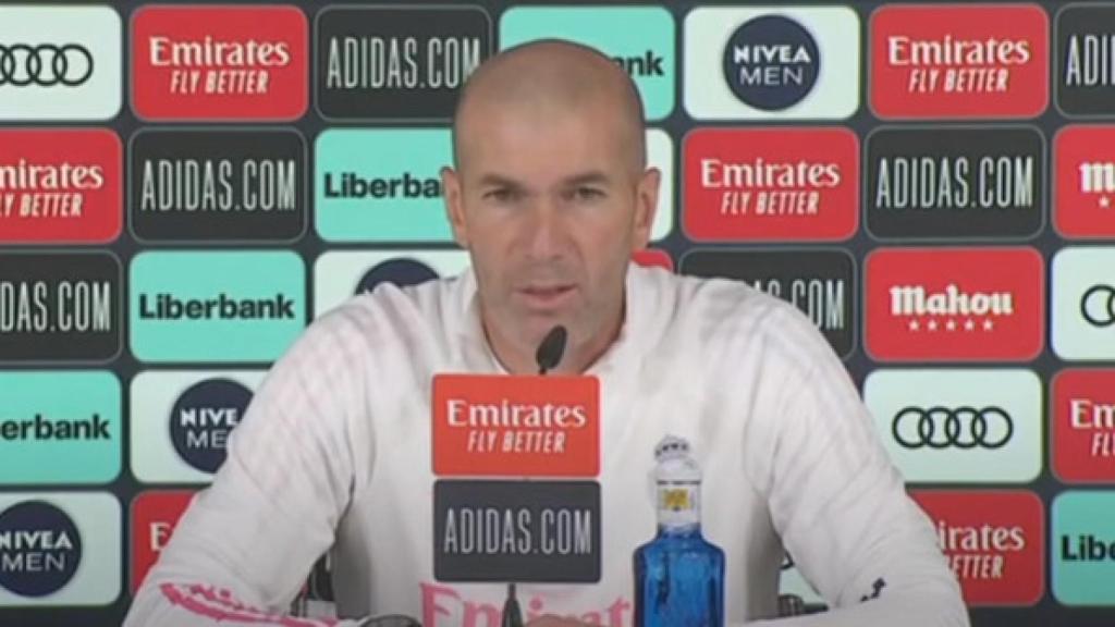 Zidane en rueda de prensa