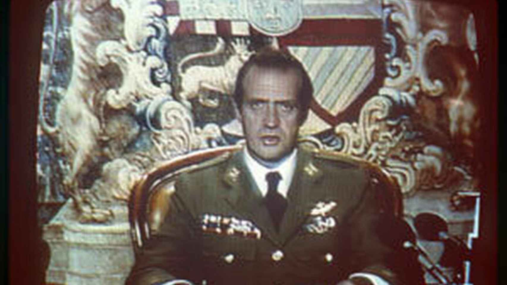 Emisión en directo de Juan Carlos I el 23-F.