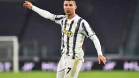 Cristiano Ronaldo durante un partido de la Juventus