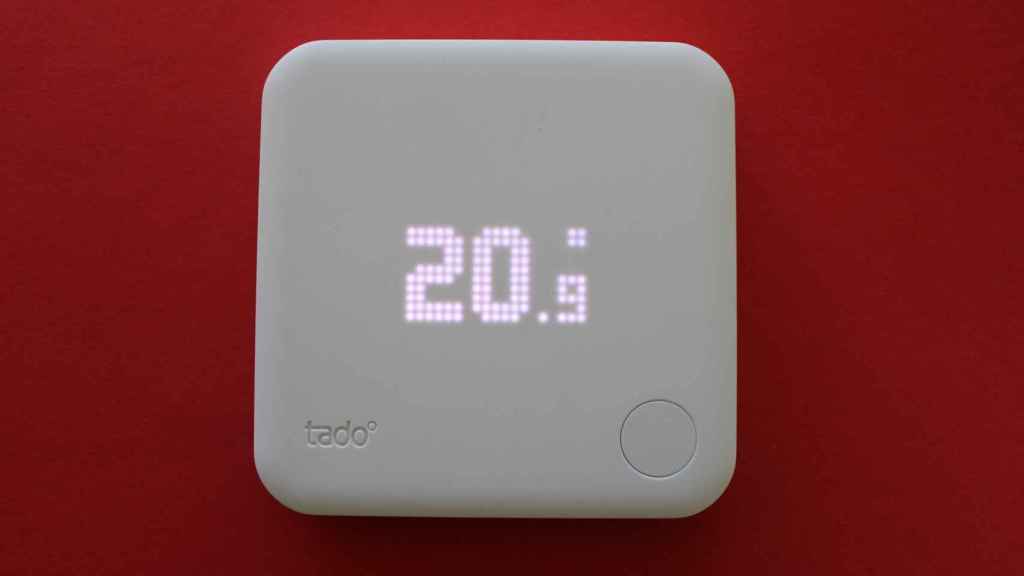 El termostato Tado V3+ tiene un diseño minimalista.