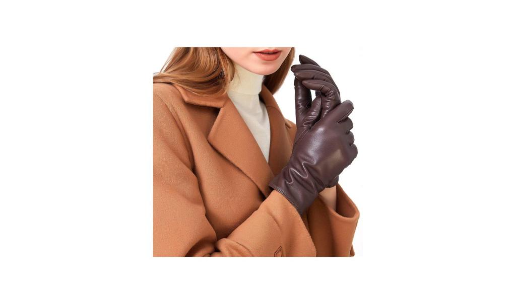 Guantes de cachemir y cuero italiano