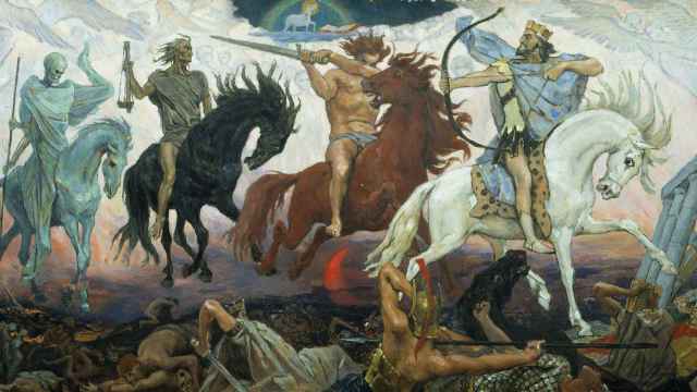 Cuatro Jinetes del Apocalipsis, por Viktor Vasnetsov (1887)