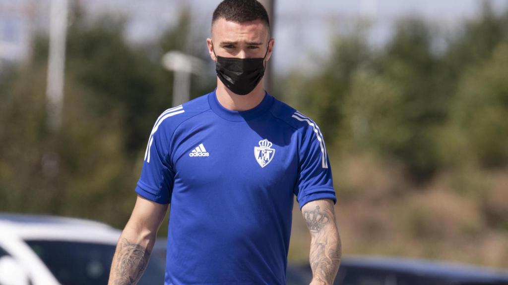 Manu Hernando, con la SD Ponferradina