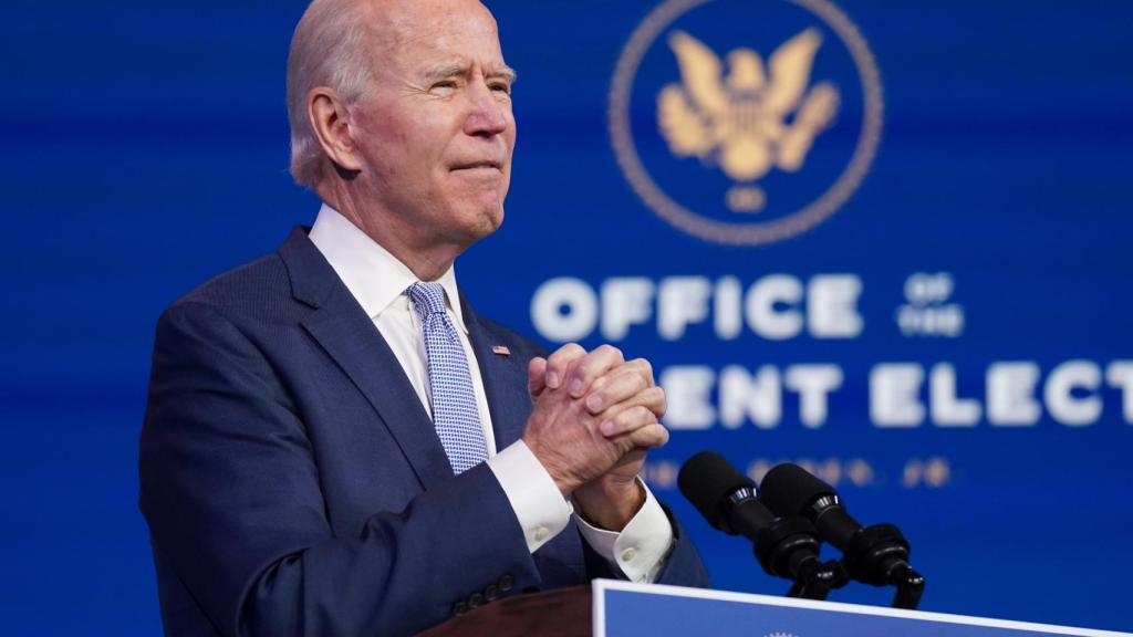 El presidente electo de EE.UU., Joe Biden.