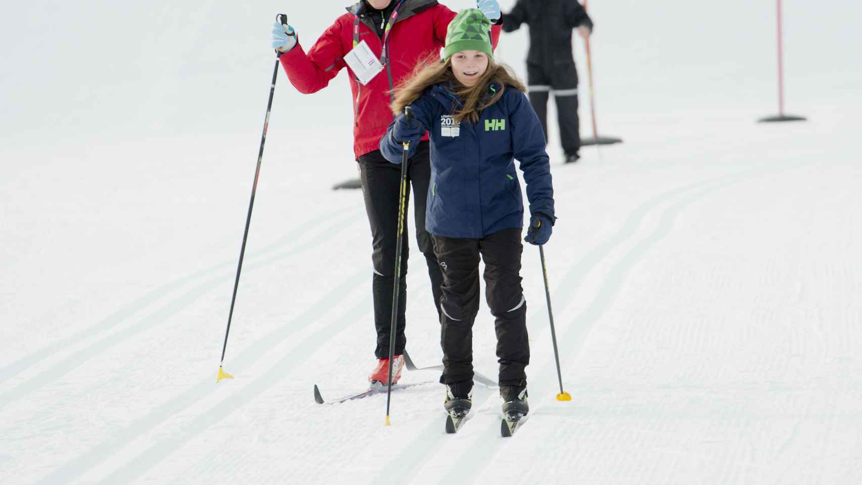 Mette-Marti e Ingrid Alexandra esquiando en una imagen de archivo.